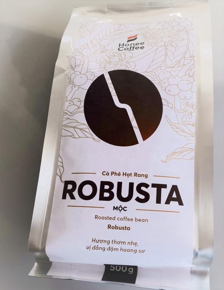 Honee Coffee-Вьетнам жареные 100% robusta кофе в зернах (средний жареный, 250 г)