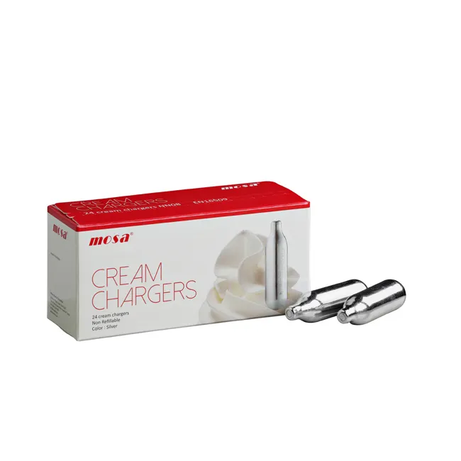 Cheapest Factory Price Mosa 8g Nitrous Oxide Cream Charger to Relieve Pain