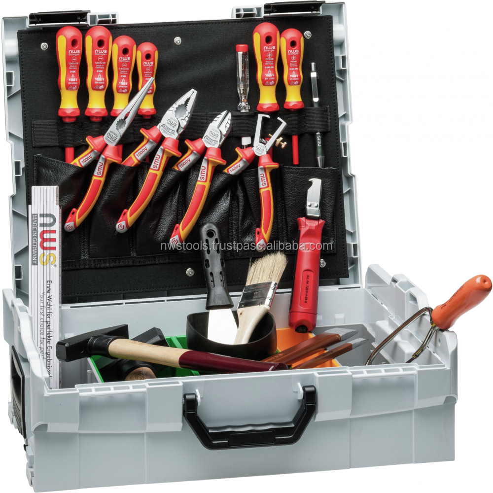 Electrician's Tool Case Sortimo L-BOXX, 23 pcs. - Containing quality tools