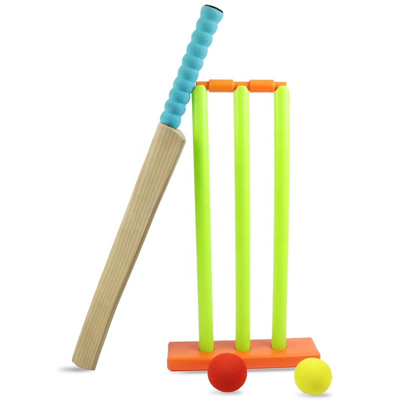 Factory wholesale cheap price EVA cricket children's toy board plastic cricket and ball Bat 24" Kits Kid Cricket Set NBR Outdoor