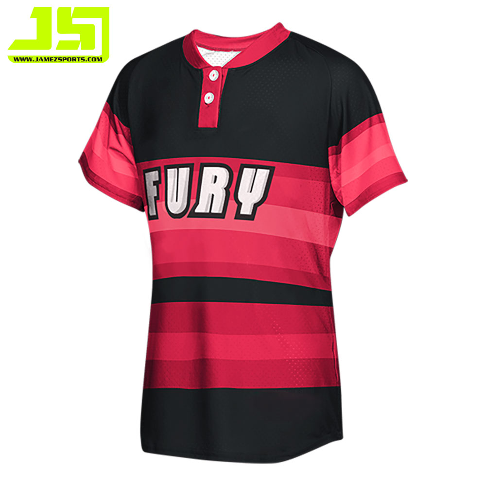 Custom Breathable Sublimation Baseball Jersey