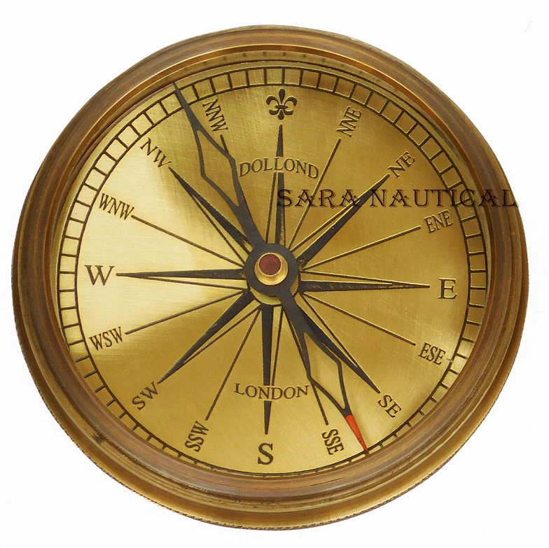Brass Nautical Brass dial compass shiny pendant/ Nautical Pendant / Compass FOR PENDANT CHCOM507