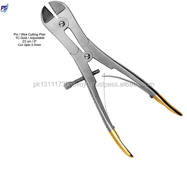 Adjustable plate wire cutter,TC Gold wire cutter 23cm cutting size 2.5mm,Medical cutter