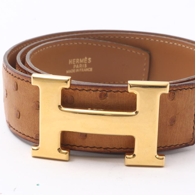 Б/у HERMES коричневый пояс, Подержанный золотой браслет, пояс оптом [фирменная модная деловая консалтинговая компания]