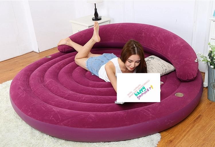 Надувной диван-кровать круглой формы intex 68881