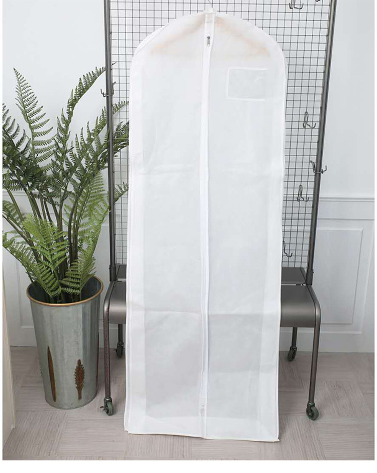 ZH3424G Hot Sale White Wedding Dress Bags Dust Cover For Evening Prom Dresses For Women Clothes Bags