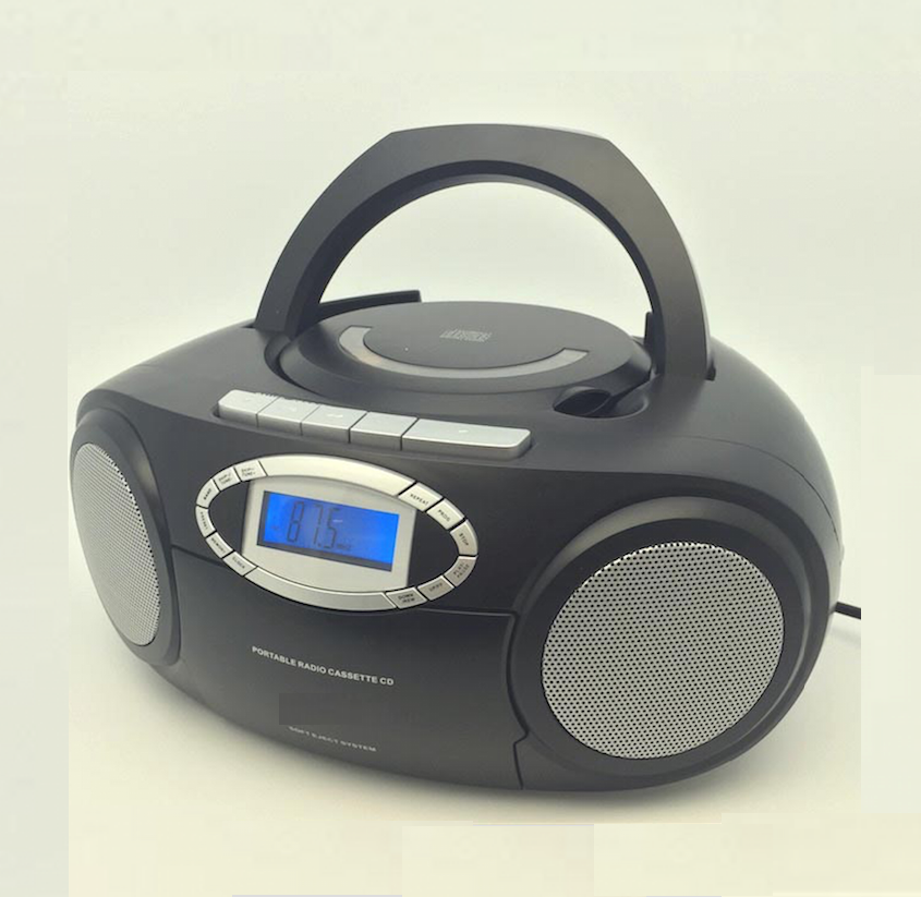 CT-289C портативный с верхней загрузкой CD-плеер совместим с компакт-дисков/CD-R/CD-RW ЖК-дисплей FM PLL Радио Кассетный проигрыватель компакт-дисков бумбокс