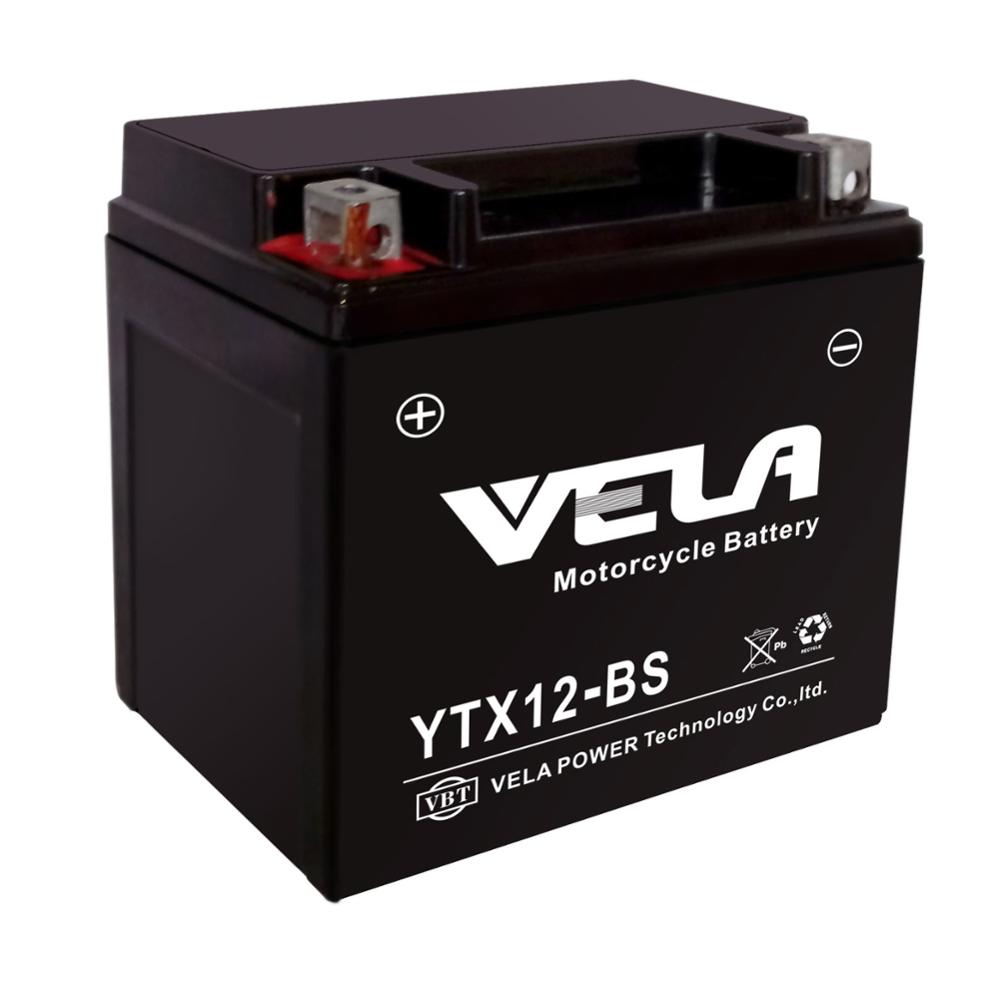 YTX12-BS 12v12ah АКБ для мотоциклов, аккумуляторной батареи