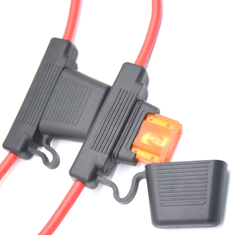 Automotive Car Fuse Block Box Mini Blade Fuse Holder Waterproof 16AWG 18AWG
