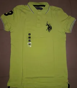 Model Man Contrast Polo Shirt for Export