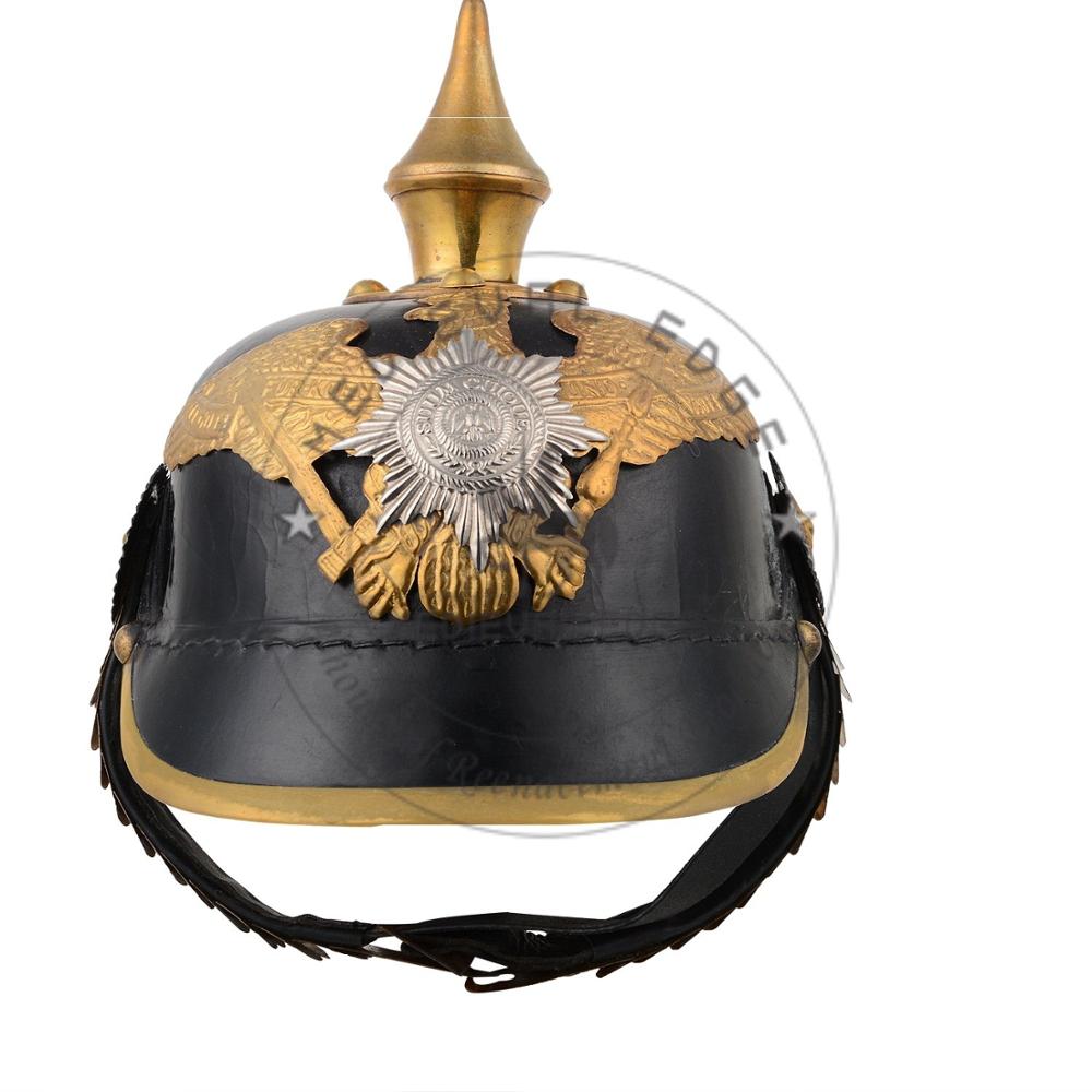 Шлемы Pickelhaube в стиле времен мировой войны 1, шлемы с шипами