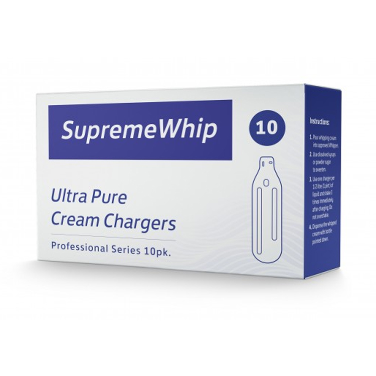 Зарядное устройство для взбитого крема SupremeWhip 8,2 г, оксид азота N2O, оптовый поставщик