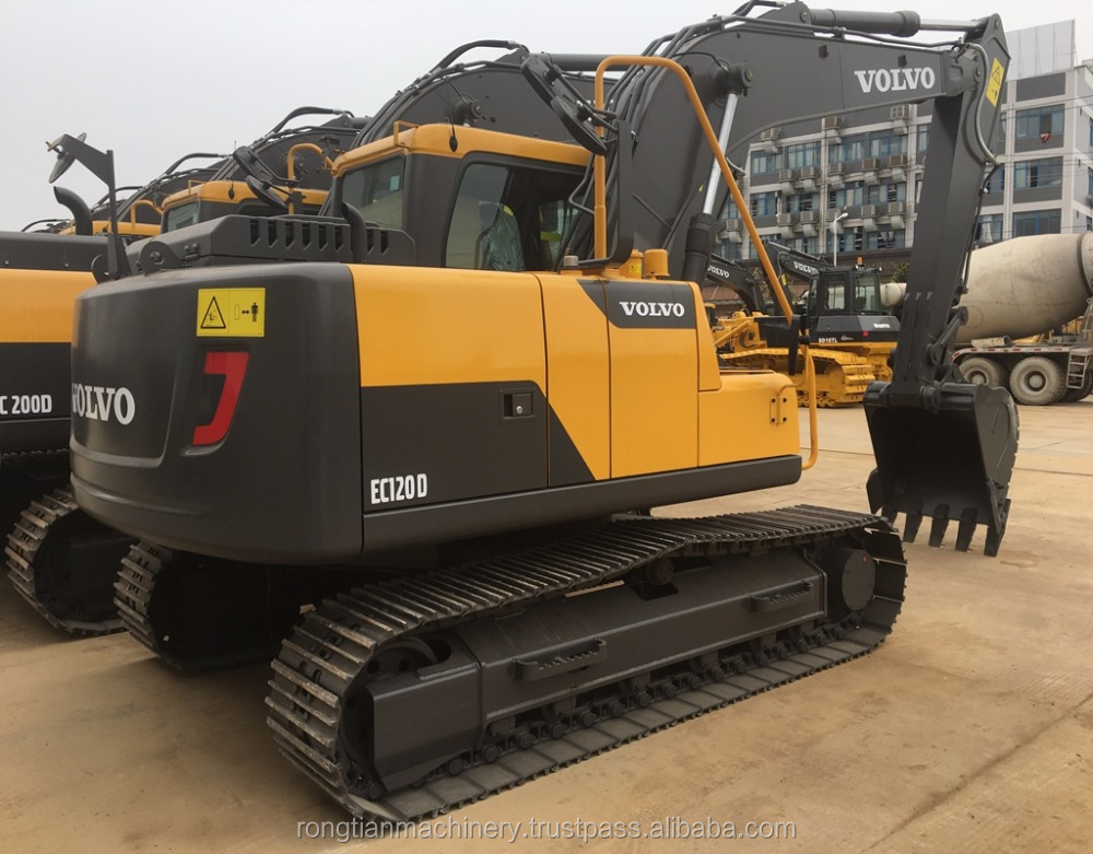 Грузоподъемность 12 тонн, японский экскаватор volvo EC120 для продажи на площадке в Шанхае