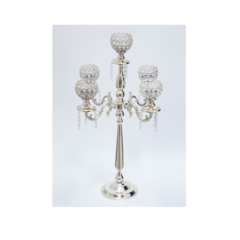 Aluminium Metal Fancy Candelabra with nickel plating