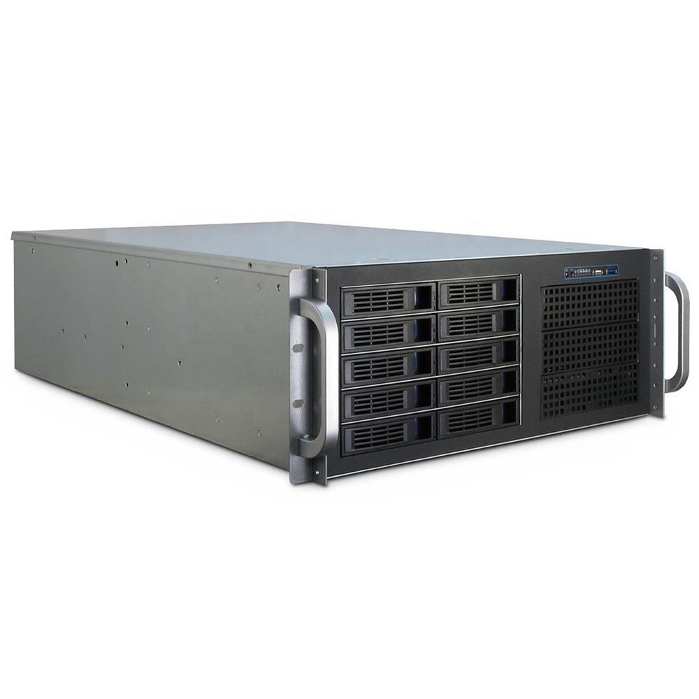 4U стойка для сервера с 10 популярными возможностями SATA/SAS Drive Bay, MiniSAS /SATA коннектор