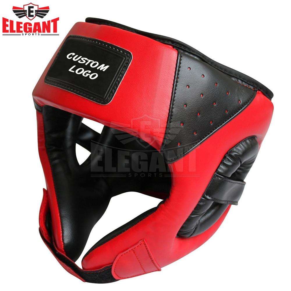 Good Quality Wholesale Price PU Boxing Helmet/ Head Guard/ Boxing Headgear by Elegant Sports