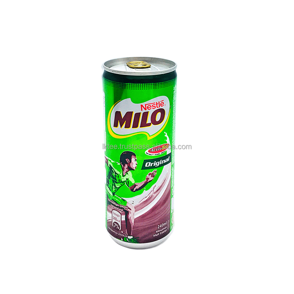 Direct Factory Wholesale MILO Malaysia Cocoa Powder Chocolate Malt Tin Can Drink