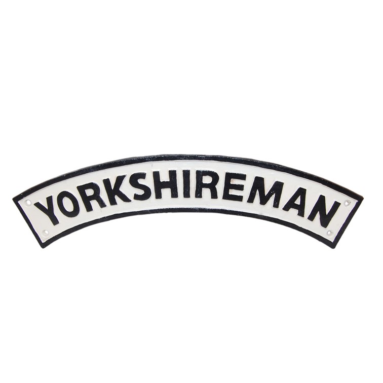 Металлическая настенная табличка YORKSHIREMAN