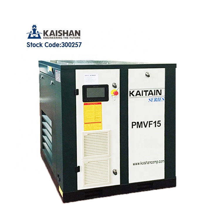 Kaishan 0,6-1.0mpa энергосберегающий 20HP VSD роторный винтовой воздушный компрессор для Камбоджи
