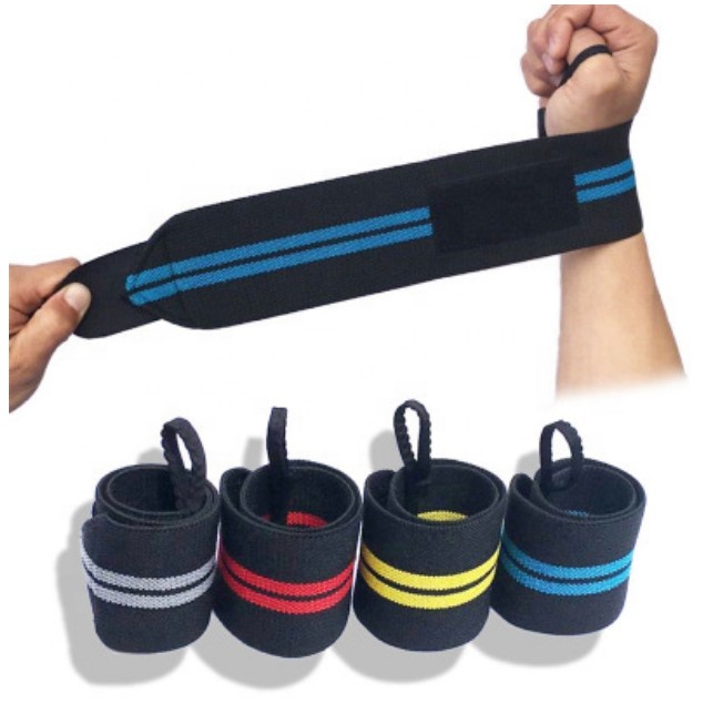 Custom Sports Protective Durable Weightlifting Wrist Wraps in Multi Colors