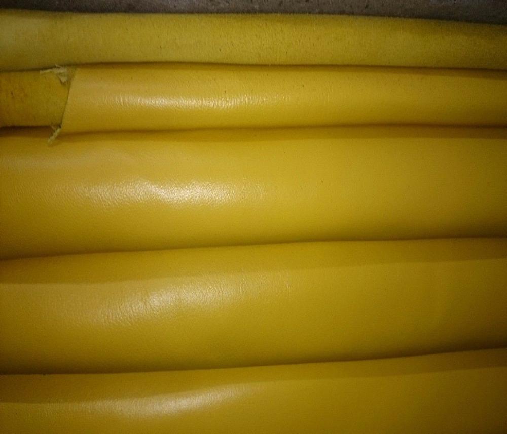 Кожаные Шкуры NOORA из овечьей шкуры, желтая овечья кожа Nappa, отличное качество от TAIDOC