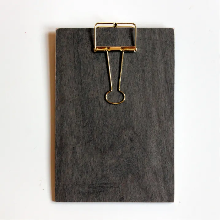 Wood bamboo deck clipboard in Natural Color