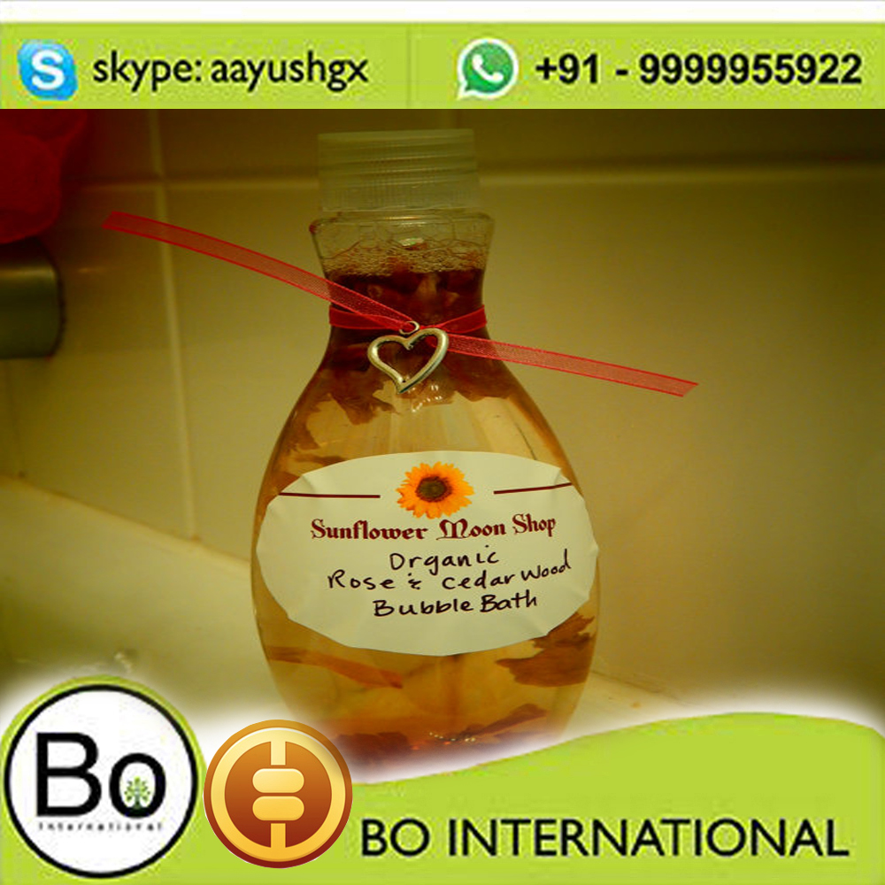 Organic Rose and Cedar Wood Bubble Bath