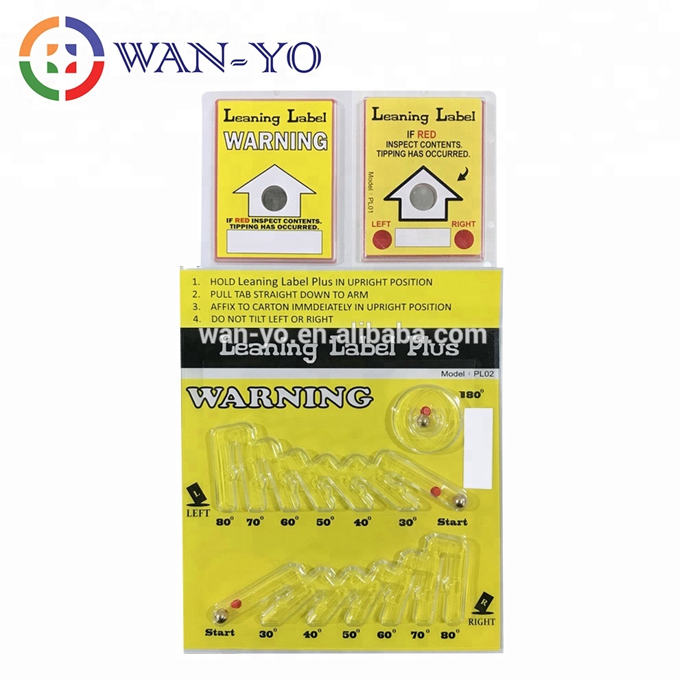 Leaning Label Handling Damage Indicators
