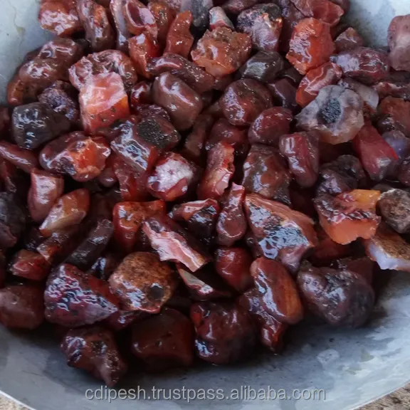 Indian natural tumbled stone Red Carnelian polished Gravel stone