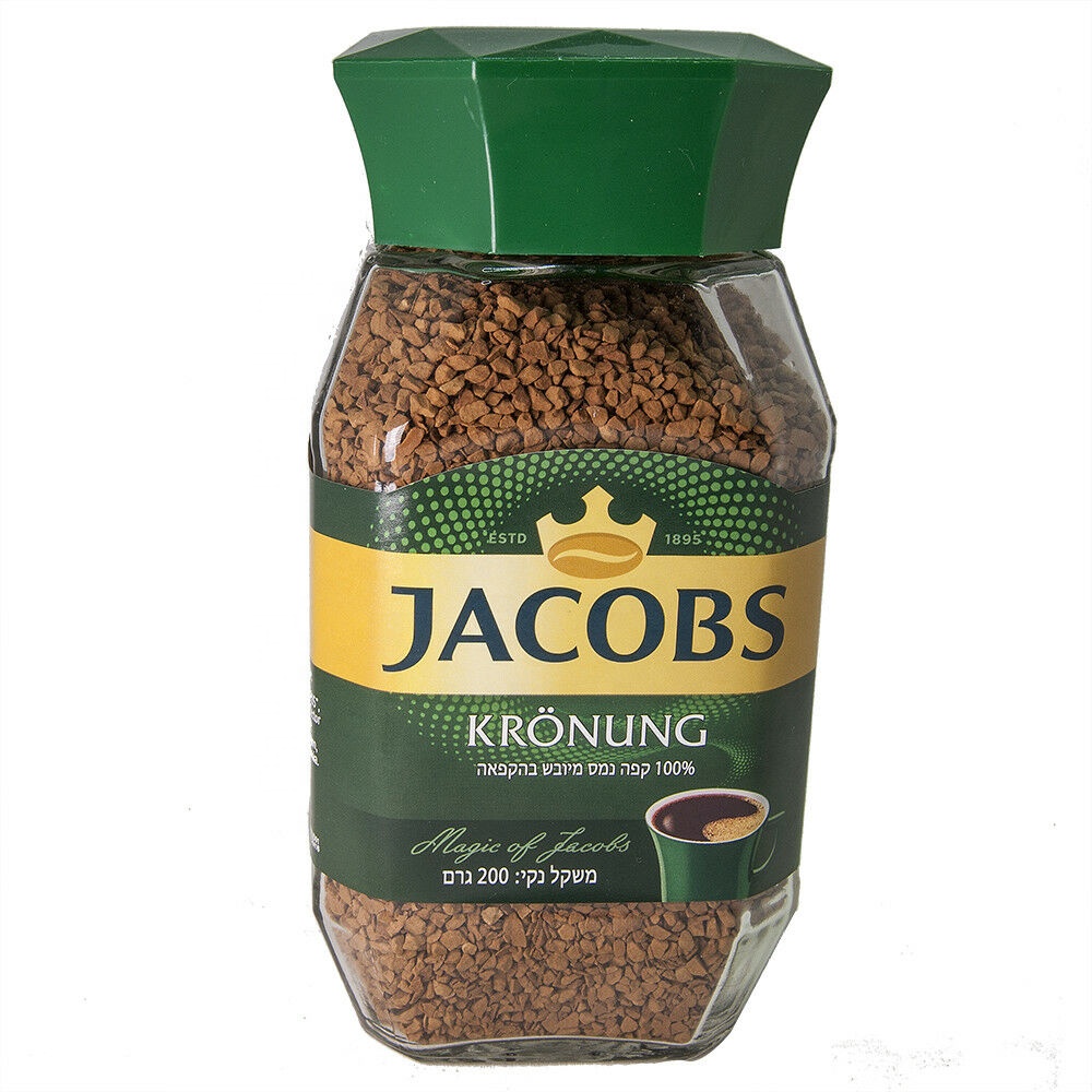 Jacob kronung кофе 200 г Золотой растворимый кофе на продажу