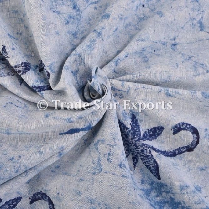 Batik Floral Cotton Fabric By Yard Voile Natural Fabric For Kids Dress Making Handmade Throw