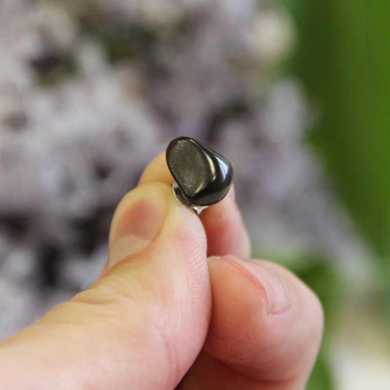 Серьги-гвоздики Shungite, серьги Shungite для балансировки и исцеления корневой чакры, натуральный аутентичный Шунгит из Карелии