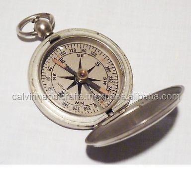 Collectible Brass Antique Reproduction Pocket vintage compass CHCOM649