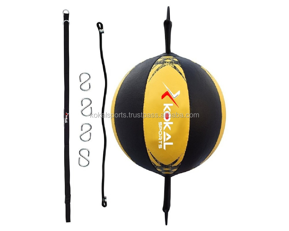 KOKAL Sports LEATHER-X Double End DODGE Speed Ball BOXING Baby Boxing Punching Bag Poly Bag KS-0015-18 Custom Size PK