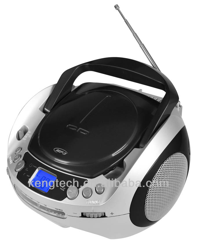 CT-288 стильный портативный ЖК-дисплей AM FM аналоговый радио с USB MP3 Воспроизведение CD Boombox