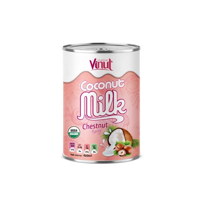 400ml USDA Organic Coconut Milk With Chestnut Flavour