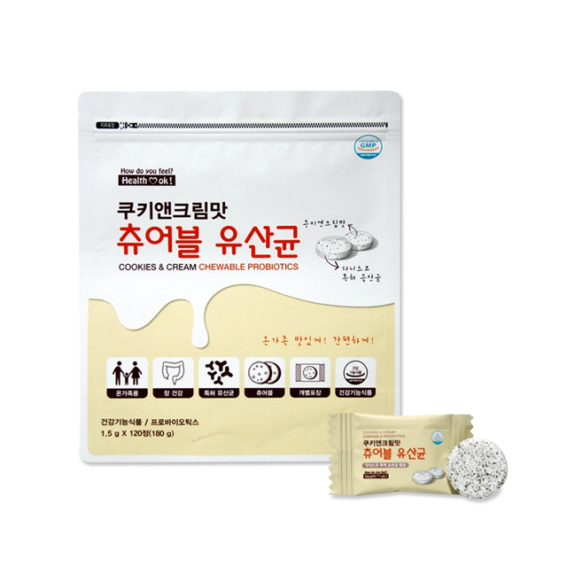 Высококачественный протез с использованием печенья Nupharm и крема со вкусом жевательного лактобацилла пробиотики таблетки OEM возможно производство