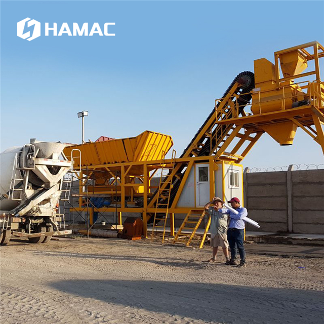 Завод по производству бетоносмесителей frice HAMAC mobile, OEM-сервис