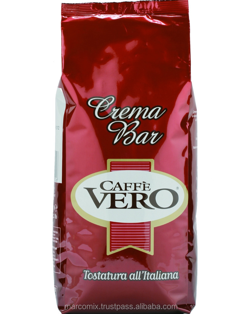 Crema Bar Blend 1 кг Сумка-Сделано в Италии-25/75 Арабика/Робуста-жареные кофейные зерна