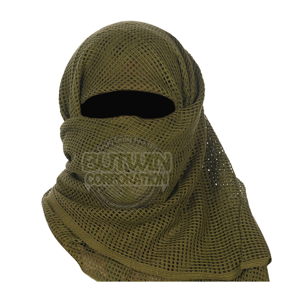 New Arrival Tactical Military Neck Head Scarf Veil Face Mesh Camobat Scarf