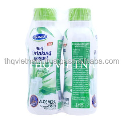 [THQ VIETNAM ] Vinamilk UHT питьевой йогурт алоэ вера 150 мл * 24 бутылки