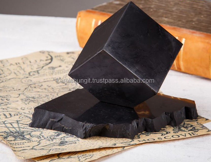 Shungite 5 см, 7 см, shungite cube/камень Шунгит