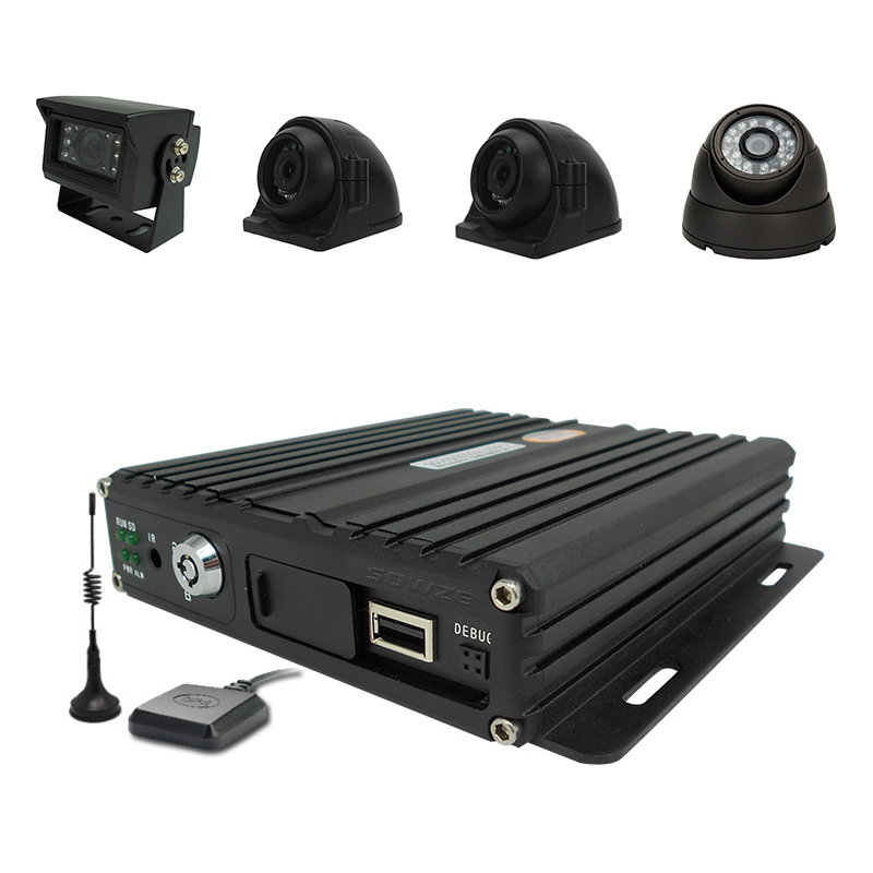 Мини 4 каналы Dvr г 3G автомобиля Cctv Mdvr с Gps для автобуса