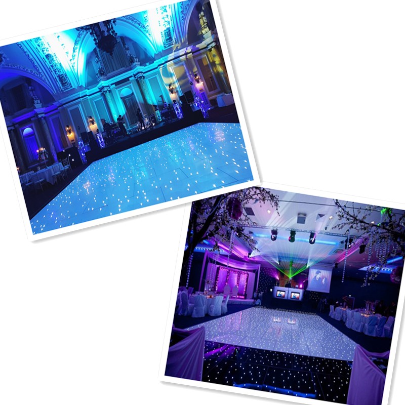 Factory outlet Easy installation portable Led or RGB dance floor tiles for wedding/banquet/birthday party