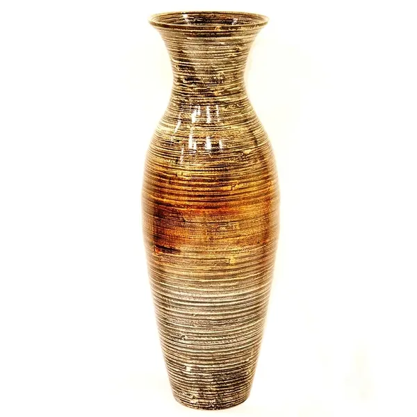 Latest collection spun bamboo vase flower cheap price items hot sale