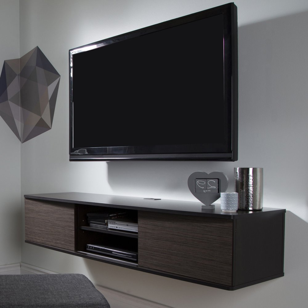 Antique White Solid Wood LED TV Wall Mount Stand Modern Design Cabinet for Home Furniture Bedroom Application Wooden TV Table
