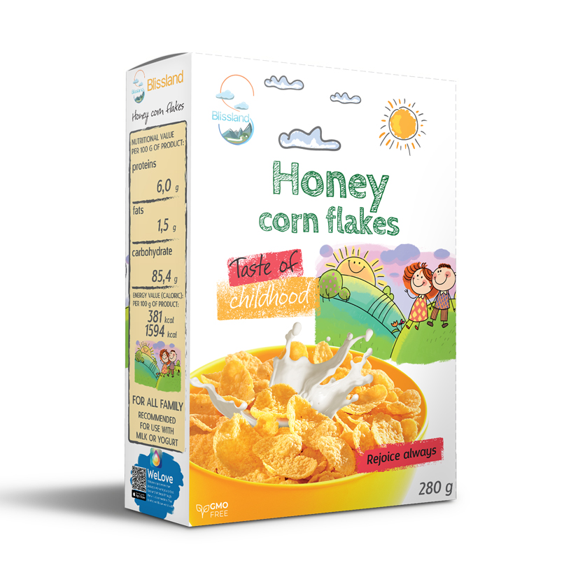 Хлопья Кукурузы, хлопья для завтрака