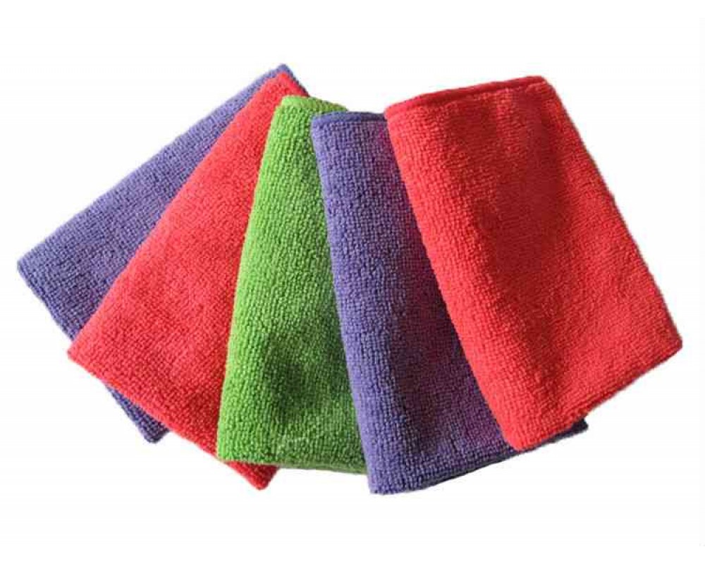 BRILLANTCARE PROFESSIONAL Microfiber Cleaning Cloth Extra/Super Cleaning Cloth/Microfiber Cloths, 5 Colors,HIGH ABSORBENT
