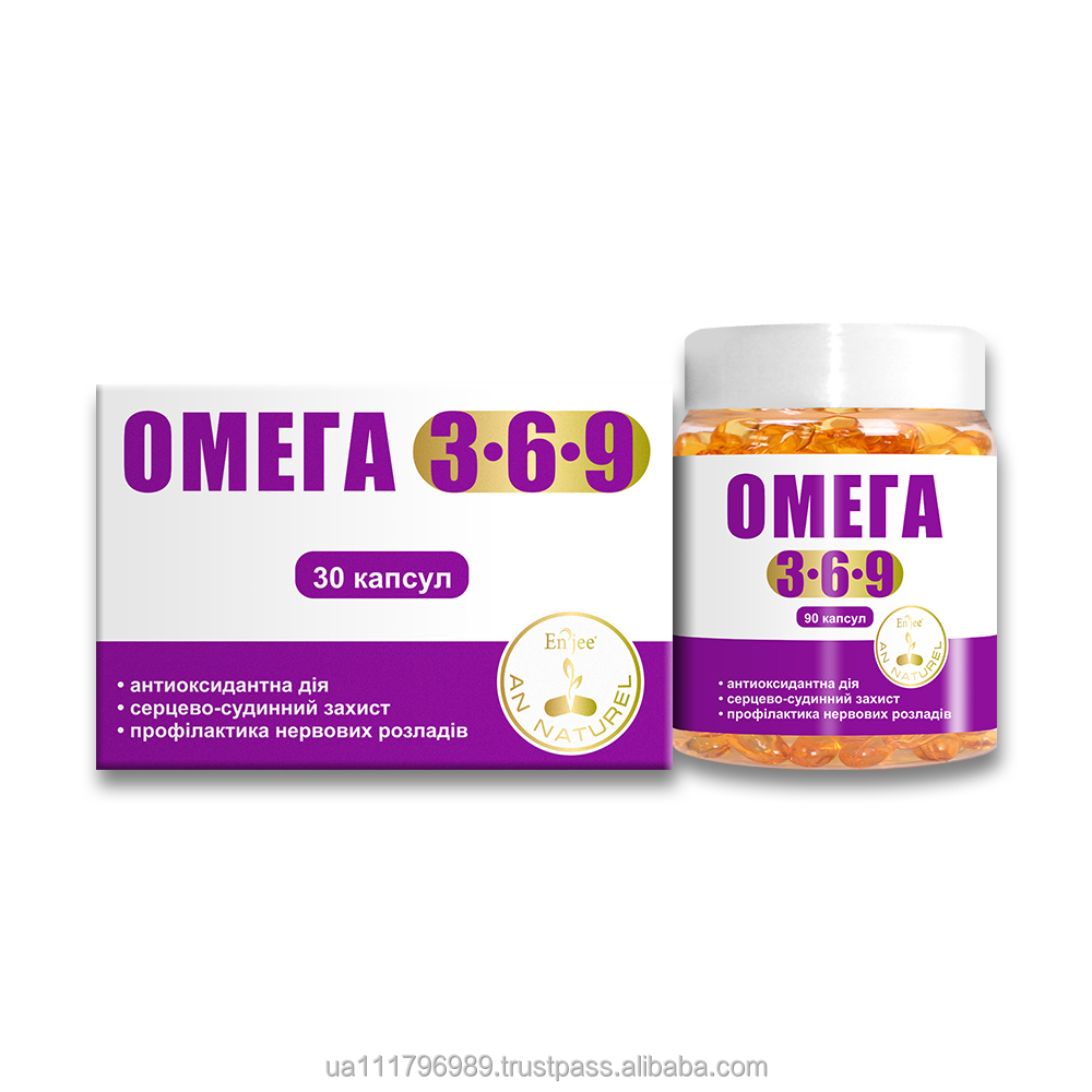 Омега 3 6 9 рыбий жир softgel капсулы «An Natural» от En'jee