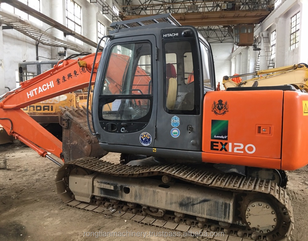 Гидравлический Гусеничный Экскаватор hitachi EX120 по низкой цене из Японии, в наличии, распродажа